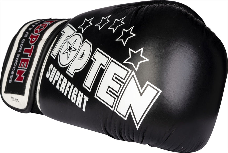 Boxerské rukavice Top Ten Superfight 3000 - černá/bílá, 20411-9
