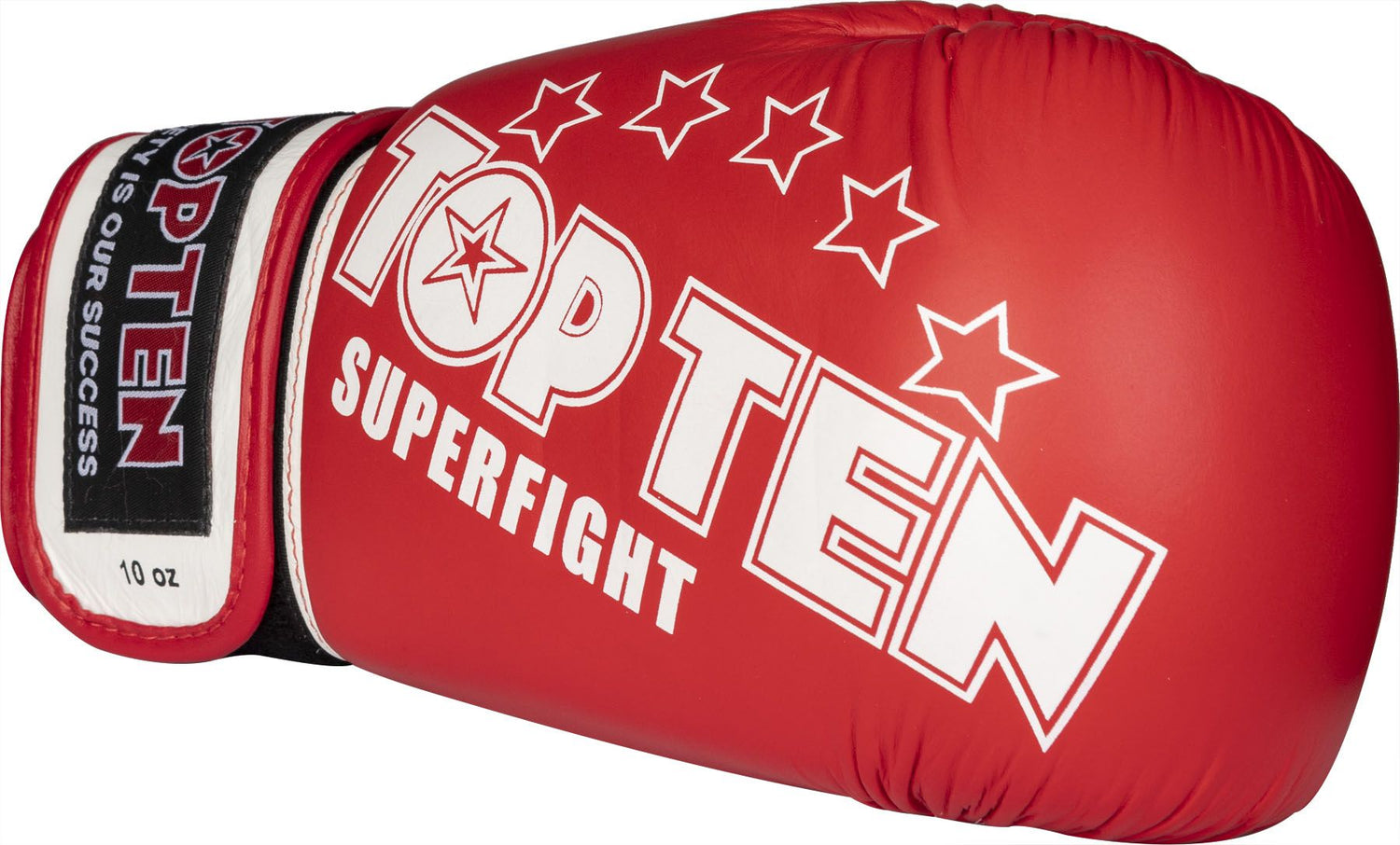 Boxerské rukavice Top Ten Superfight 3000 - červená/bílá, 20411-4