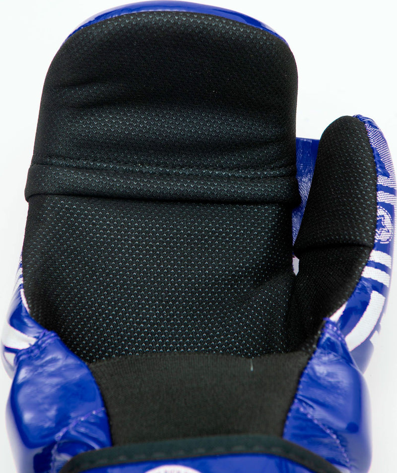 Otevřené rukavice Top Ten Glossy Block - modrá